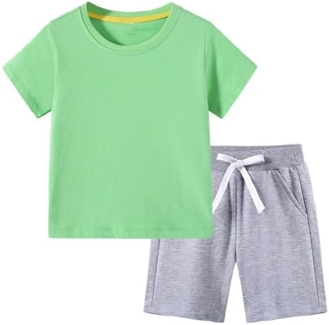 Toddler Girls Short Set Comfortable Cotton Summer Pose