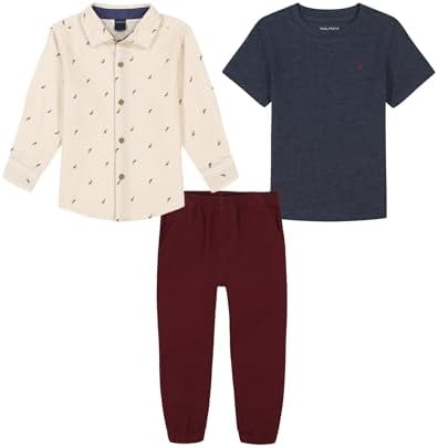 Nautica Boys 3-Piece Set Casual Outfit for Ages 7-12