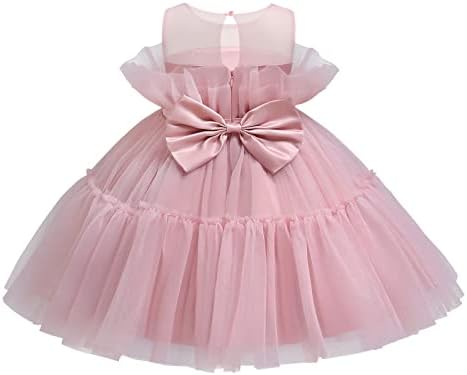 Girls Tracksuit Set Dress Kids Princess Toddler Costume Bow Patchwork Party