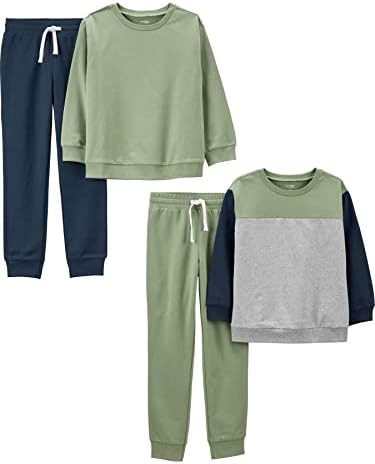 Simple Joys by Carters Boys 4-Piece sweatshirt set