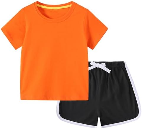 Kids Comfortable Toddler Teen Boys 2-Piece Tracksuit Set