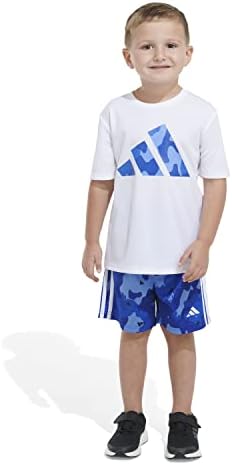Adidas Boys Comfort Fit T-Shirt Shorts Set