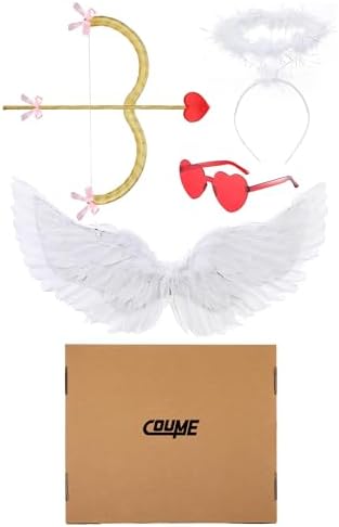 Coume Angel Cupid Costume Set for Kids 4-12 1