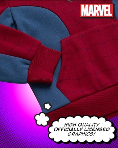 Marvel Boys 2-Piece Fleece Sweatsuit Set - Captain America Spider-Man Graphic
