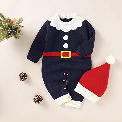 Stylish All-in-One Baby Christmas Romper