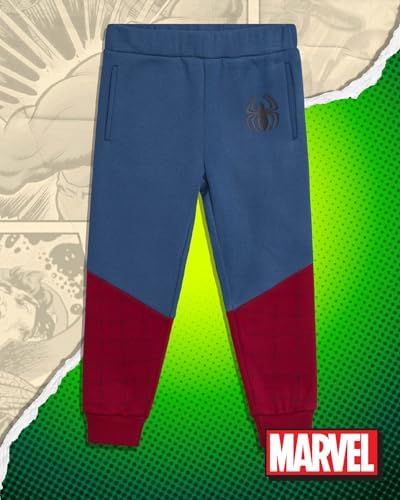 Marvel Boys 2-Piece Fleece Sweatsuit Set - Captain America Spider-Man Graphic