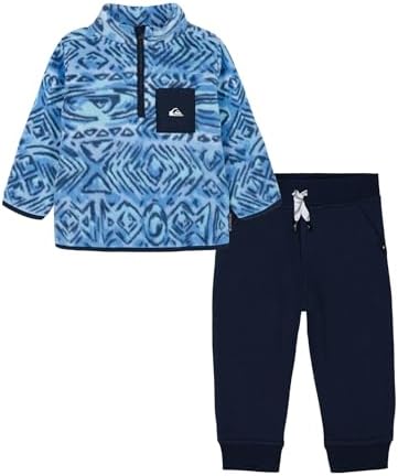 Stylish Quiksilver Boys 2pc Winter Fleece Half-Zip Fleece Pant Set