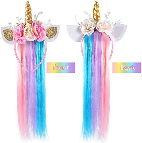 Lorfancy Unicorn Headband for Girls - Costume Accessory