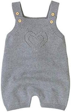 Easter Rabbit Knitted Jumpsuit Toddler Girls Soft Unisex