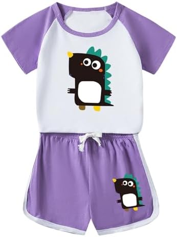 Generic Cute Dinosaur Tracksuit for Boys 1-12
