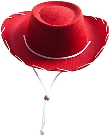 Red Felt Cowboy Hat - 1199