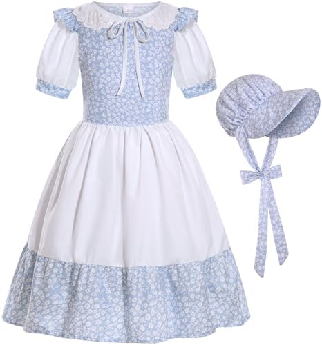 Pioneer Girl Colonial Dress Perfect for Role-Playing Celebrations