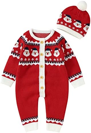 Christmas Romper Set Cute Fixes for Santa Claus Newborn to Toddler