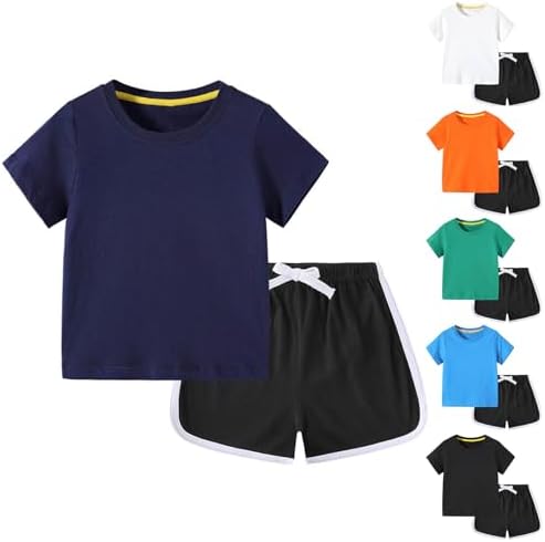 Kids Comfortable Toddler Teen Boys 2-Piece Tracksuit Set