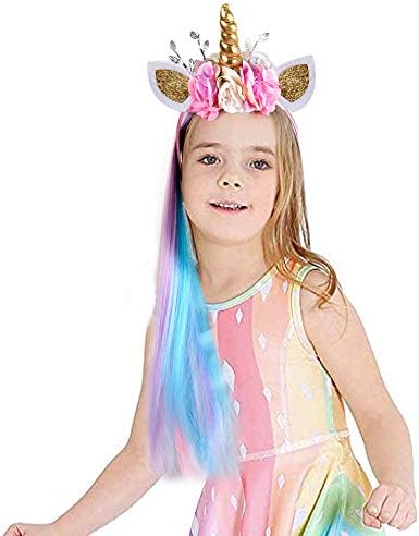 Lorfancy Unicorn Headband for Girls - Costume Accessory