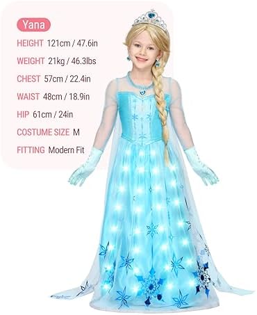 Mirage Ice Princess LED Halloween Costume