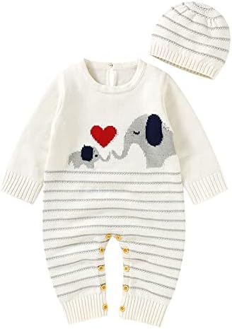 Cute Winter Coats for Boys Soft Cotton Jumpsuits Adorable Baby Sweaters