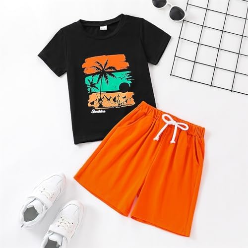 GOLLUNER Toddler Boy Summer 2PC Outfit Set