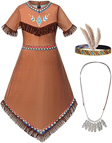 Native American Costume for Girls 2-12