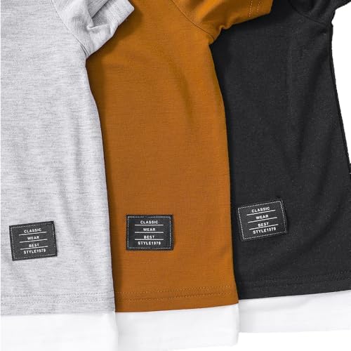 3-Piece Summer Solid T-Shirt Set