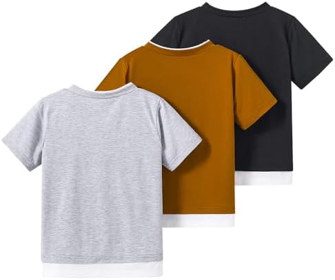 3-Piece Summer Solid T-Shirt Set
