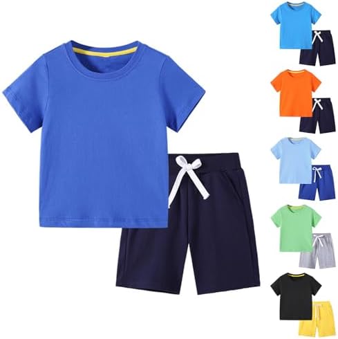 in a rowcomfortable cotton tracksuit for boys1-12 years summer adventure
