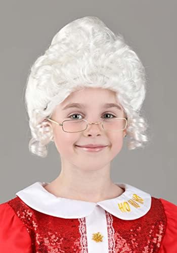Fun Costumes Mrs Claus Wig for Girls