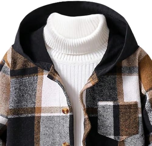 The Trendy Button Plaid Kids Outfit