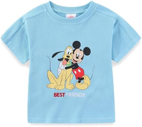Disney Mickey Mouse Waffle Knit Boys 2PIT Shorts Set