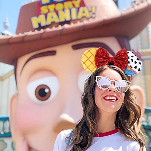 ETLUK Mouse Ears Headbands 2PCS for Girls and Boys