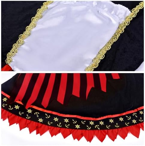 Cute Pirate Costume for Girls Ages 3-9 Years