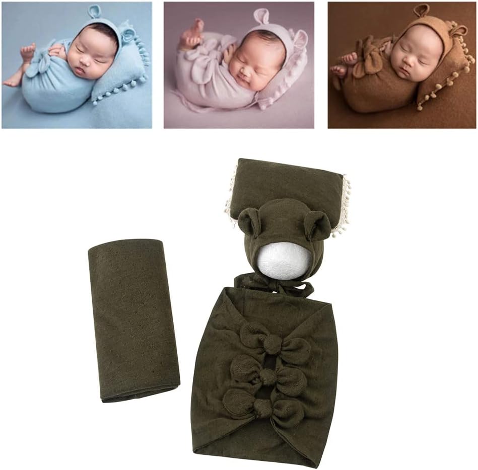 Vemonllas Prop Set for Newborn Boys Girls poses like a pro