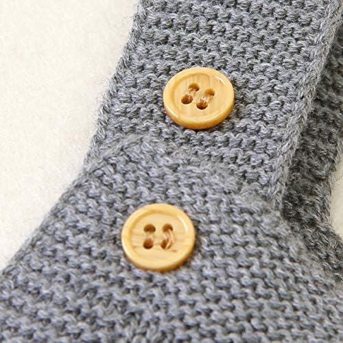 Easter Rabbit Knitted Jumpsuit Toddler Girls Soft Unisex