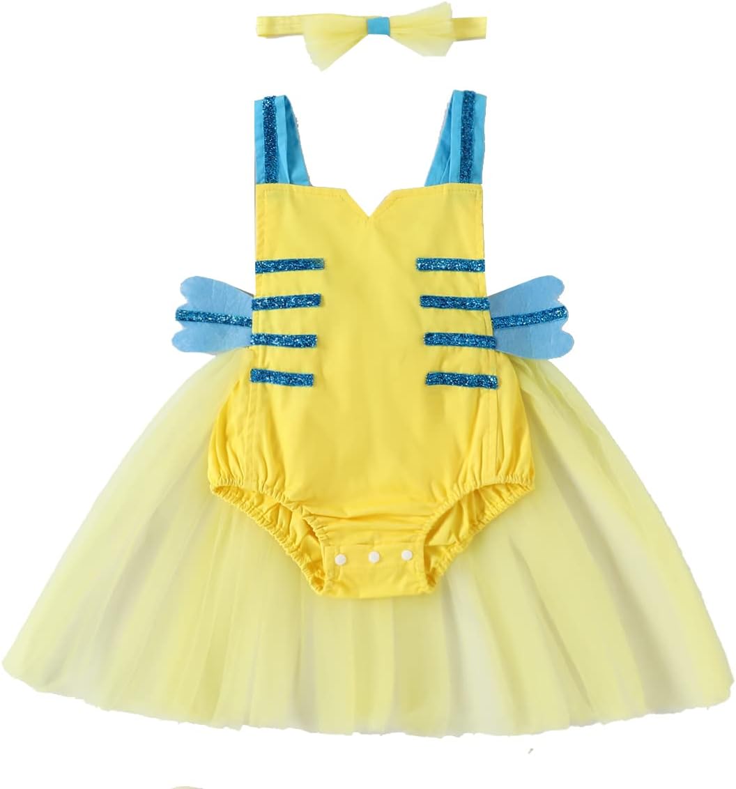 AWIBMK Baby Girls Flounder Costume Halloween romper