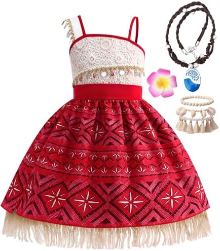 OFIHIDO Princess Costume Adventure Princess Dress with Accessories for Girls Kids