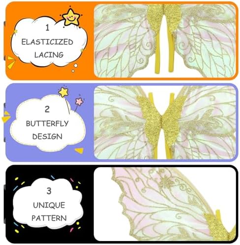 Elegant Fairy Wings Set