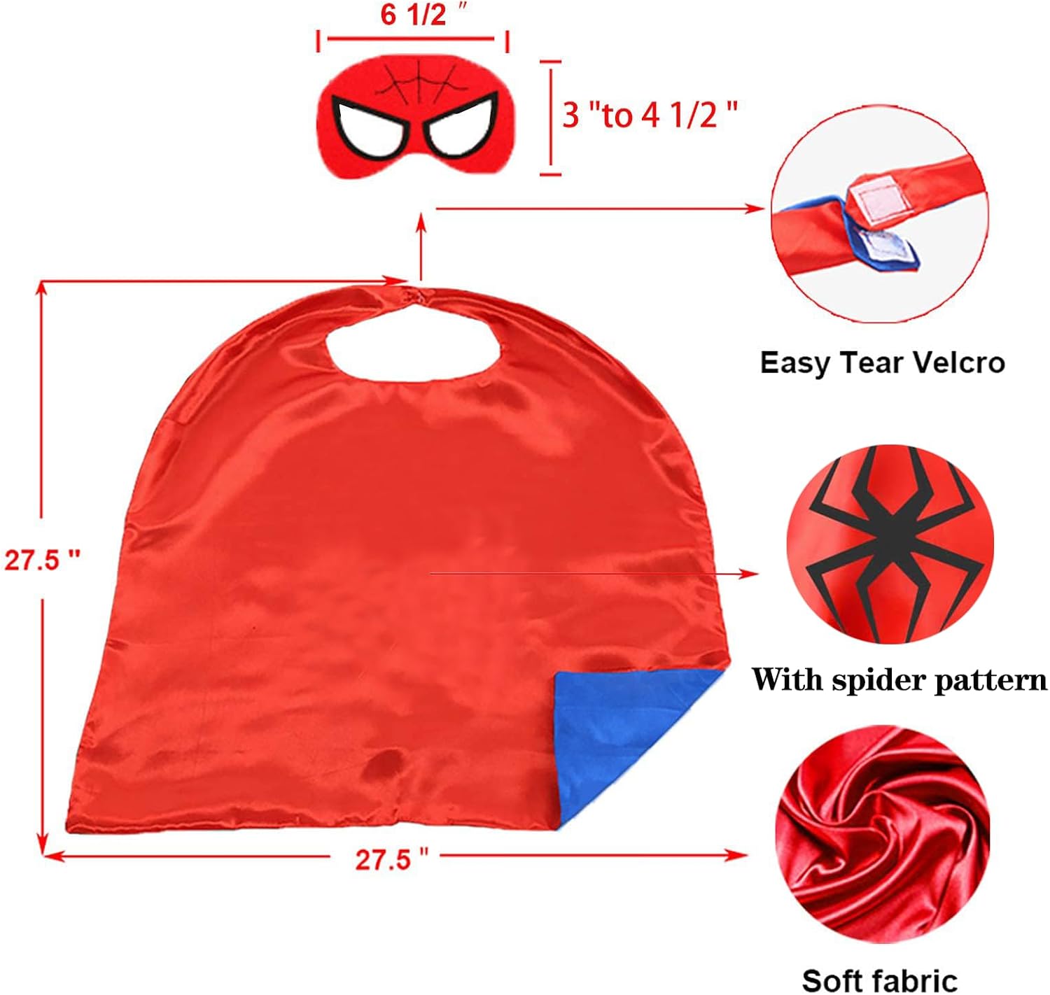 Heroic Cape Set for Kids 3-9