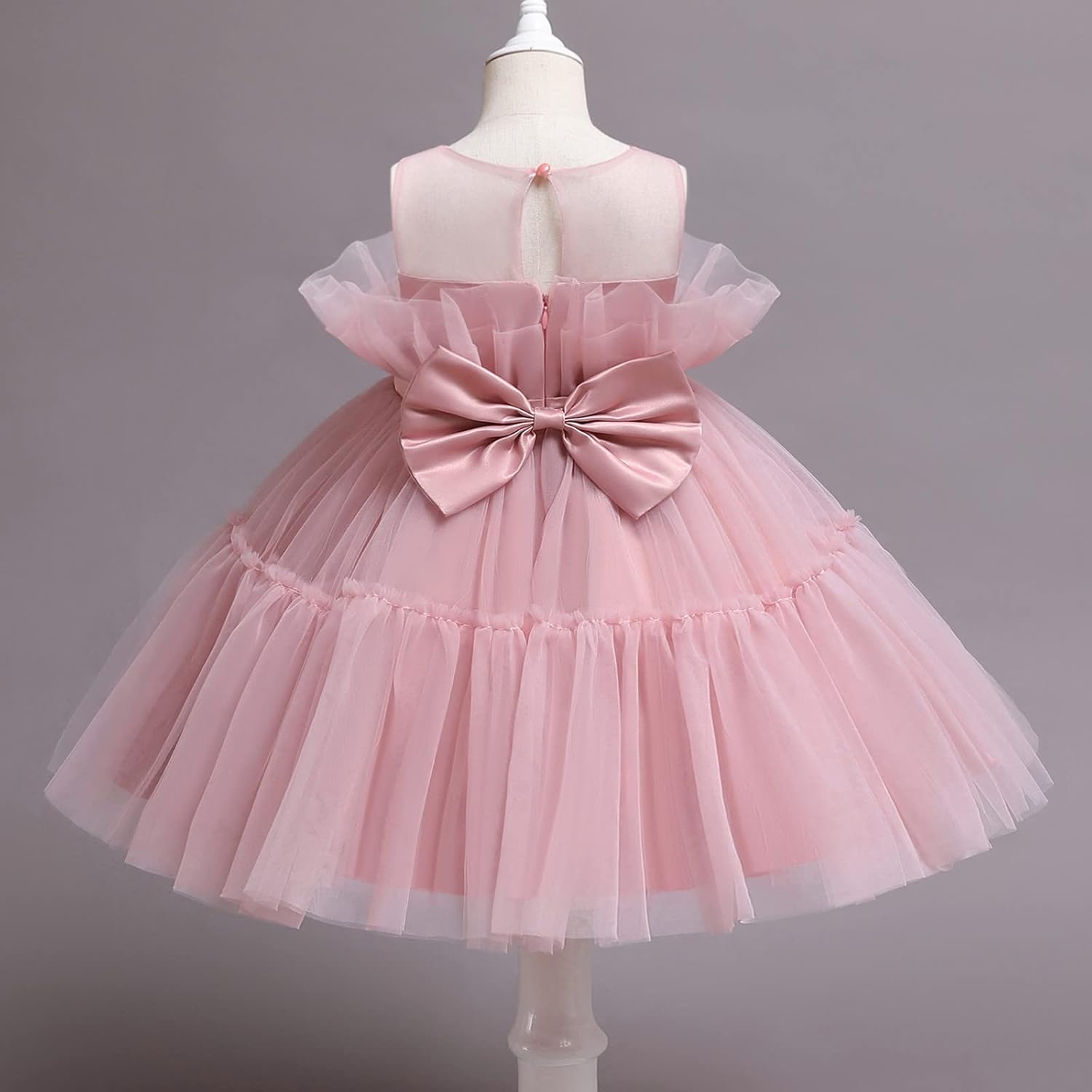 Girls Tracksuit Set Dress Kids Princess Toddler Costume Bow Patchwork Party