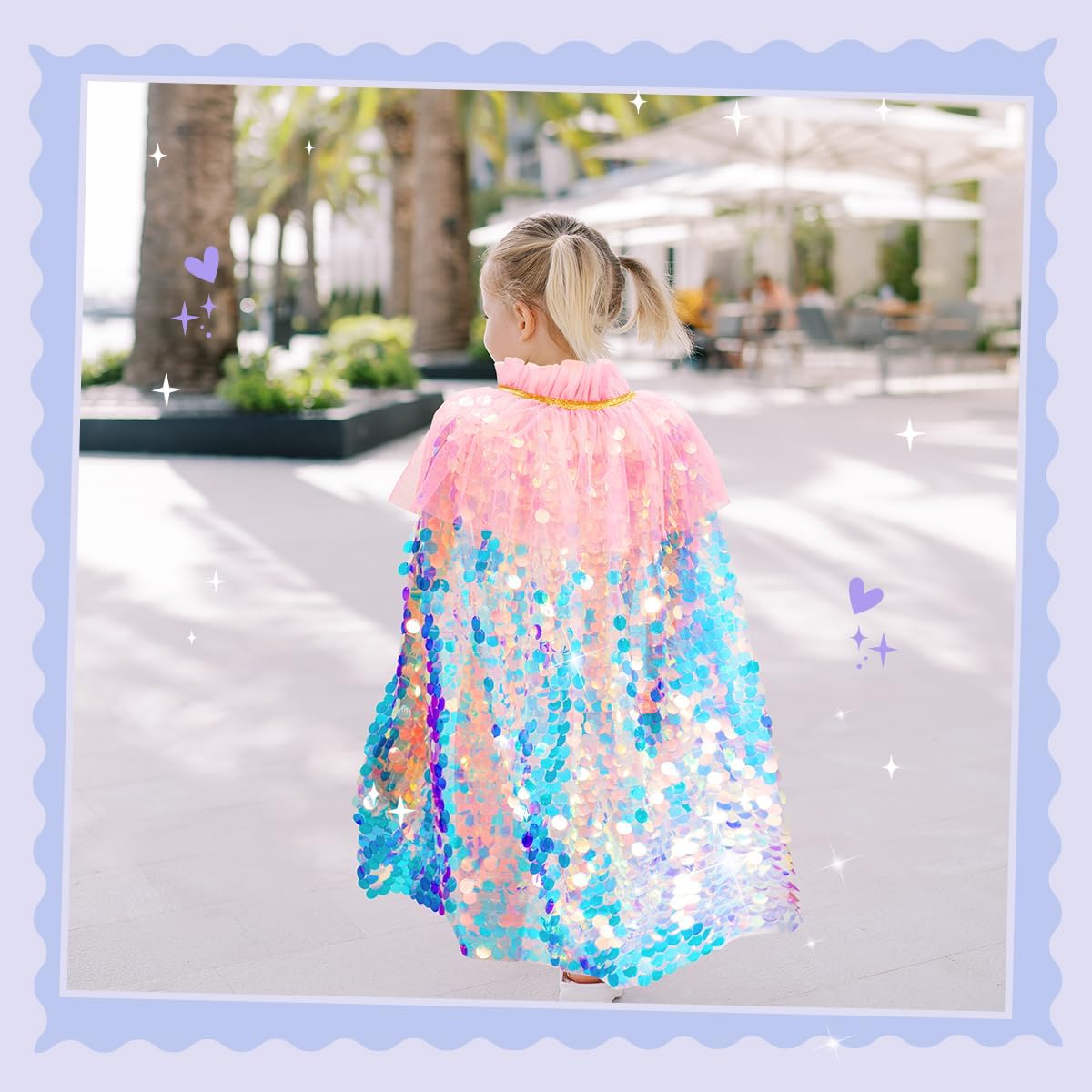 Meland Mermaid Princess Dress Up