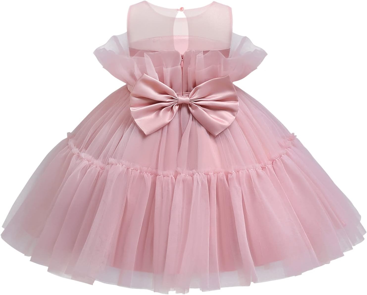 Girls Tracksuit Set Dress Kids Princess Toddler Costume Bow Patchwork Party