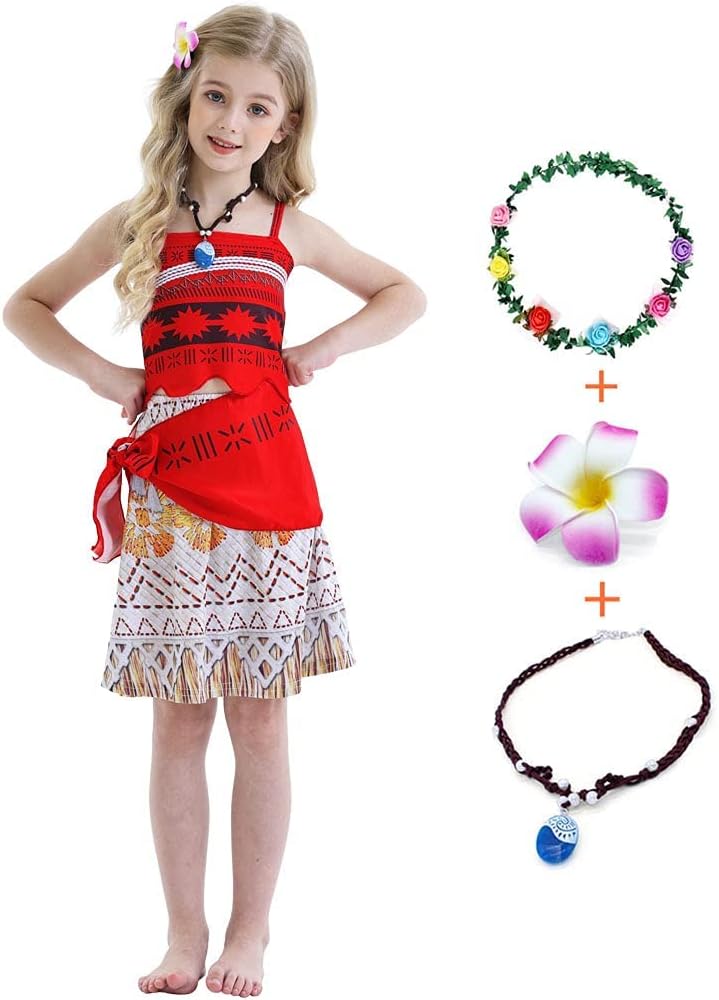 WonderBabe Princess Dress Up Set for Kids Halloween Birthday cosplay Costumes