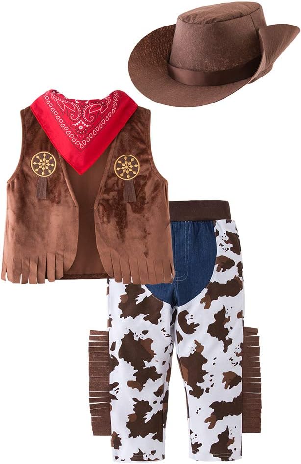 Western Cowboy Baby Costume Set