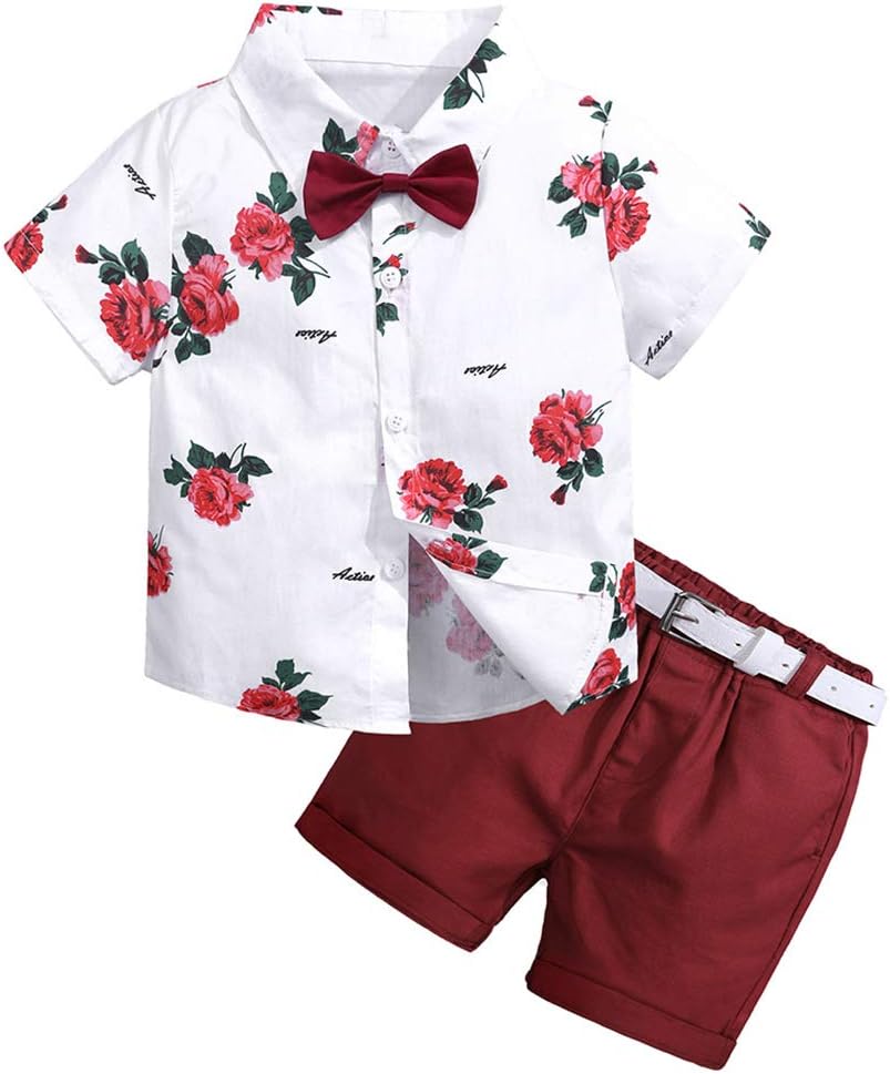 3Pcs Boys Handsome Outfit Set