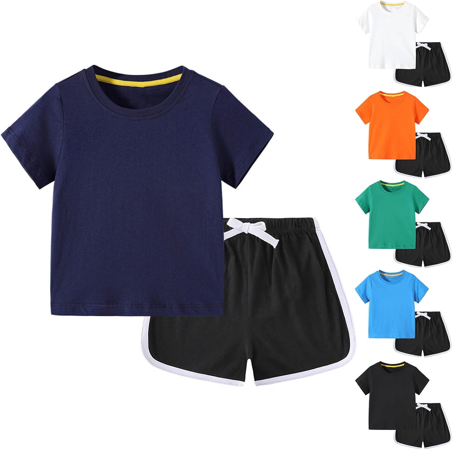 Kids Comfortable Toddler Teen Boys 2-Piece Tracksuit Set