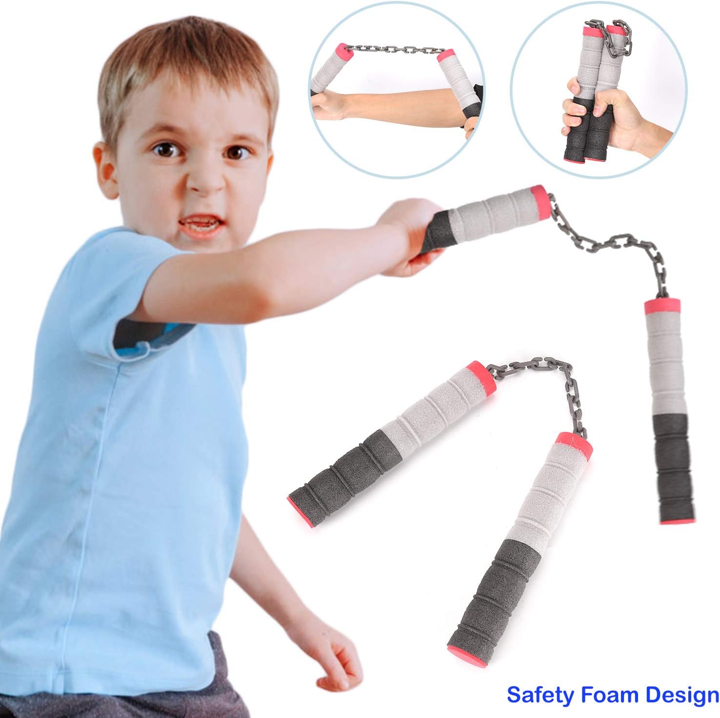 Liberty Imports Foam Nunchucks for Kids Perfect for Pretend Play
