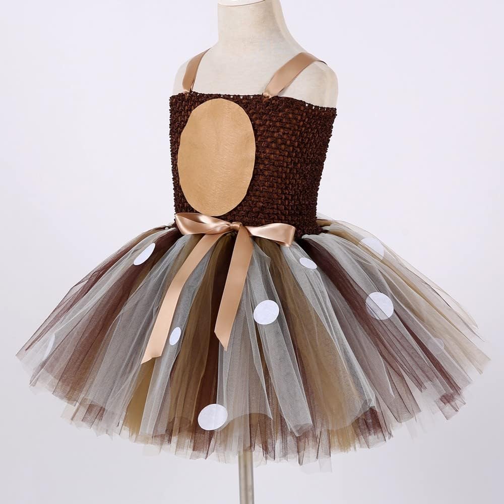 Play Time Deers Cartesian Elk Antlers Dress Set