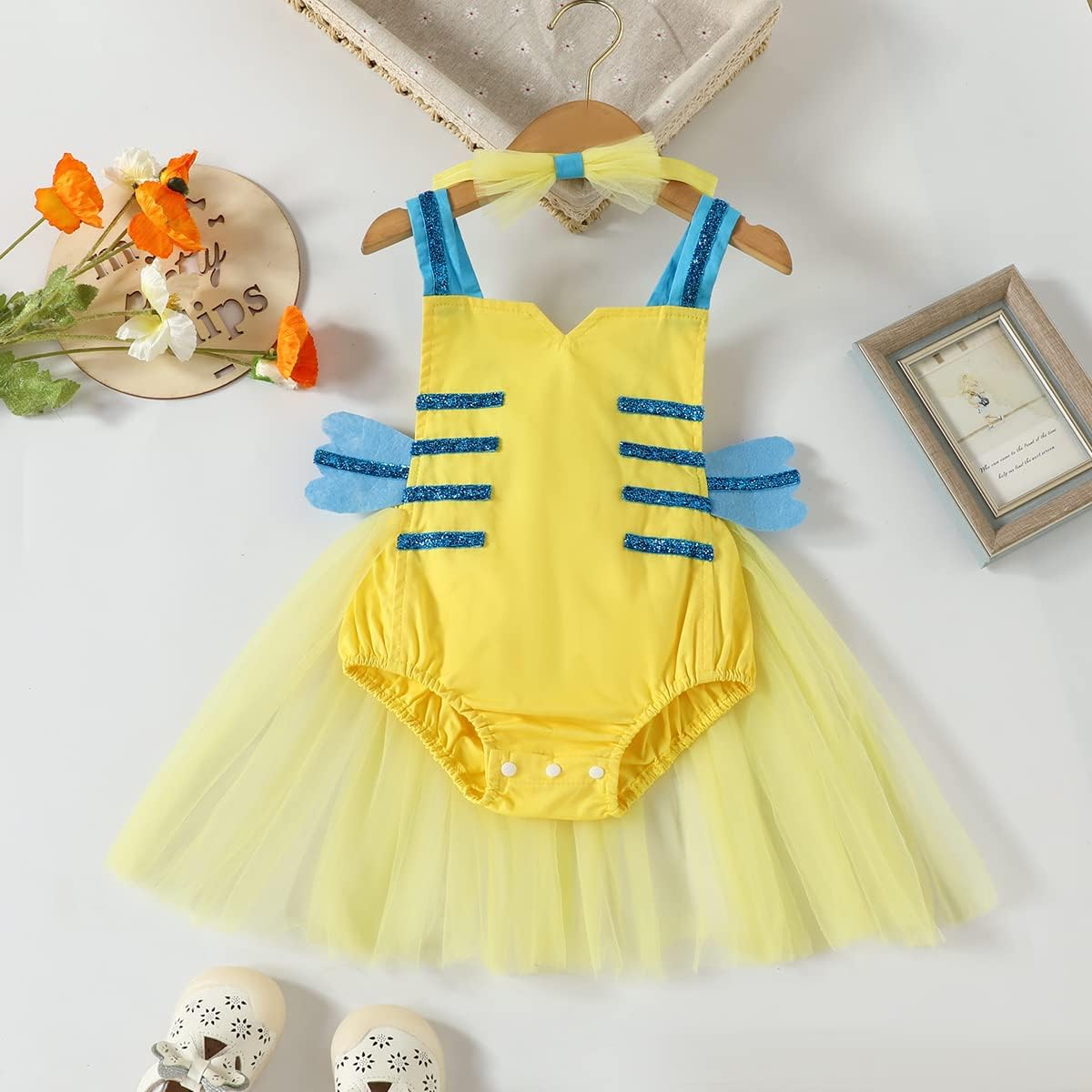 AWIBMK Baby Girls Flounder Costume Halloween romper