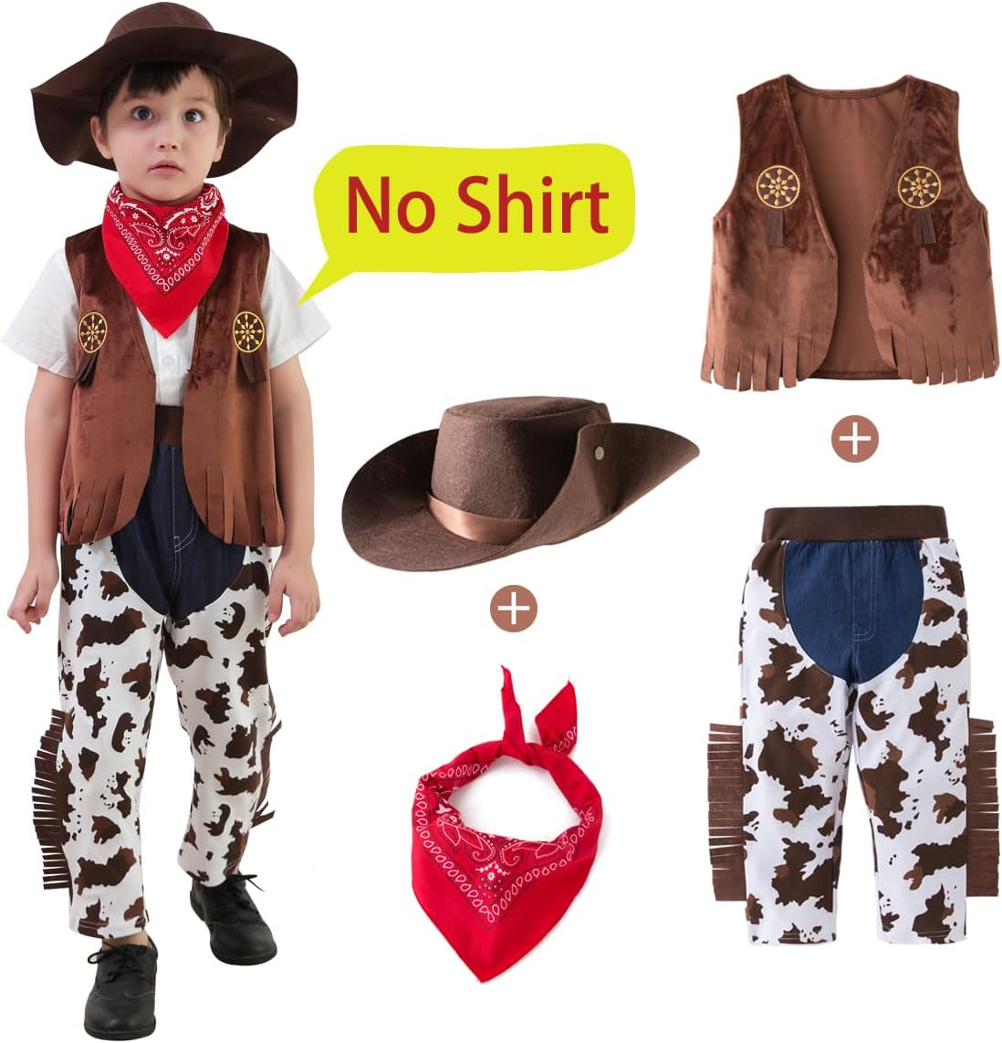 Western Cowboy Baby Costume Set