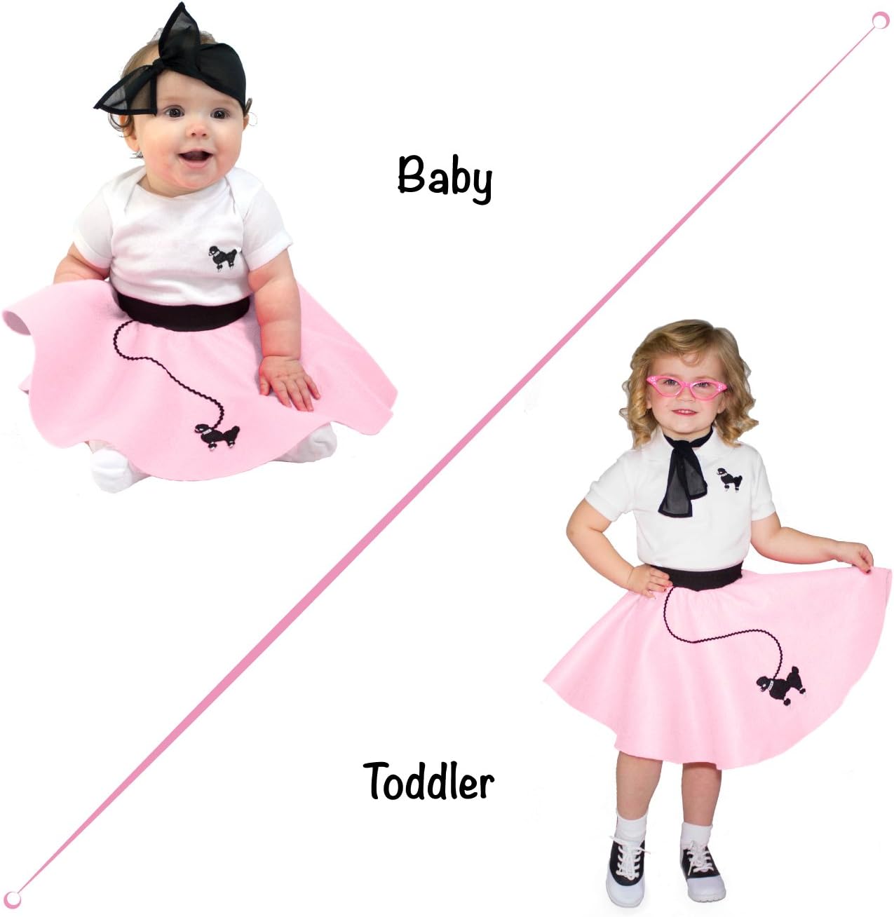FANTASY FIFTIES Poodle Skirt for Kids