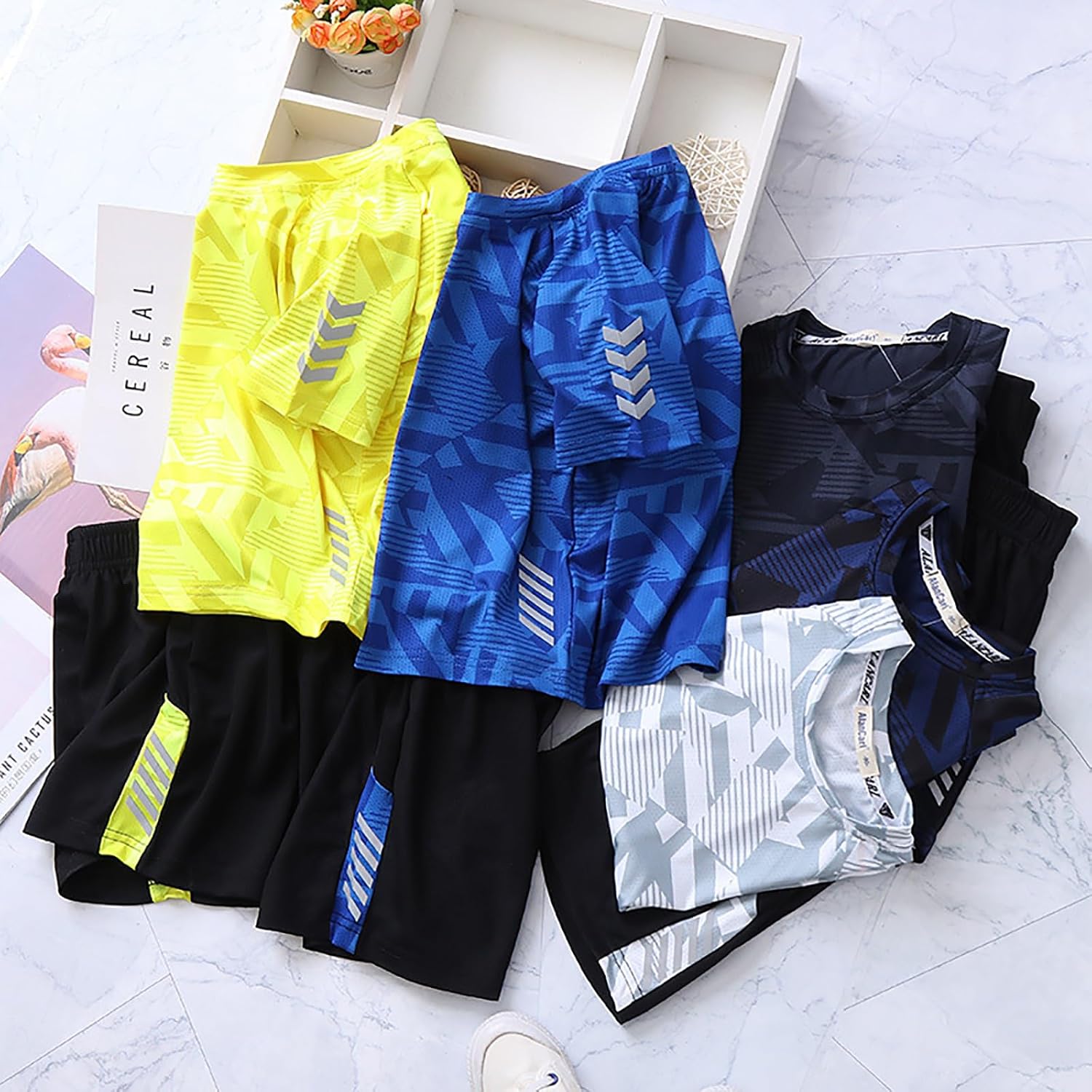 Boys Summer CamouFlage Clothing Set Comfort Style for 3-13 Years
